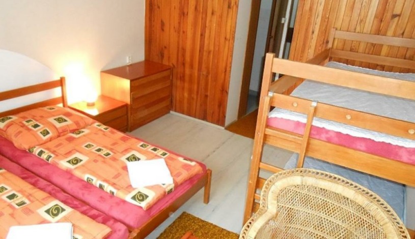 Penzion Družba Železná Ruda - šestilůžkový pokoj, Čtyřlůžkový pokoj